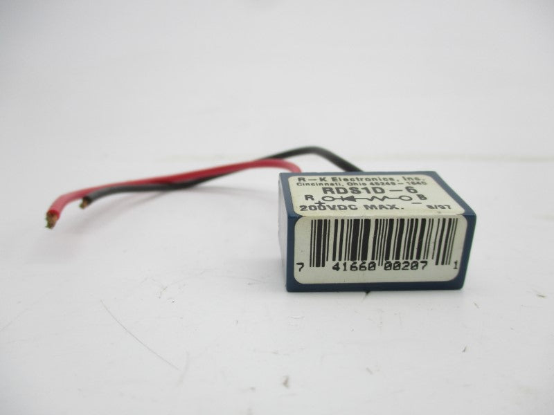 R-K ELECTRONICS RDS1D-6 200VDC UNMP