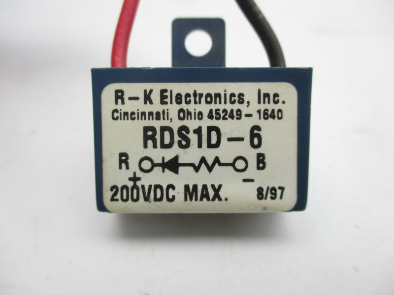 R-K ELECTRONICS RDS1D-6 200VDC UNMP