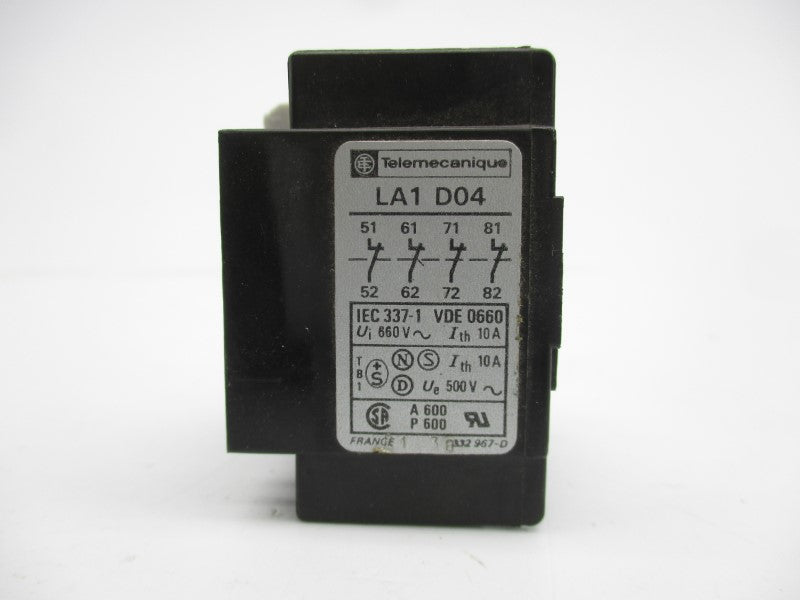 TELEMECANIQUE LA1D04 500V 10A UNMP