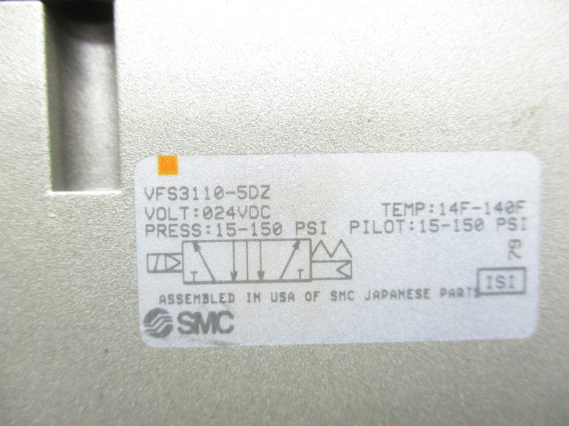 SMC VFS3100-5FZ 24VDC 15-150PSI NSNP