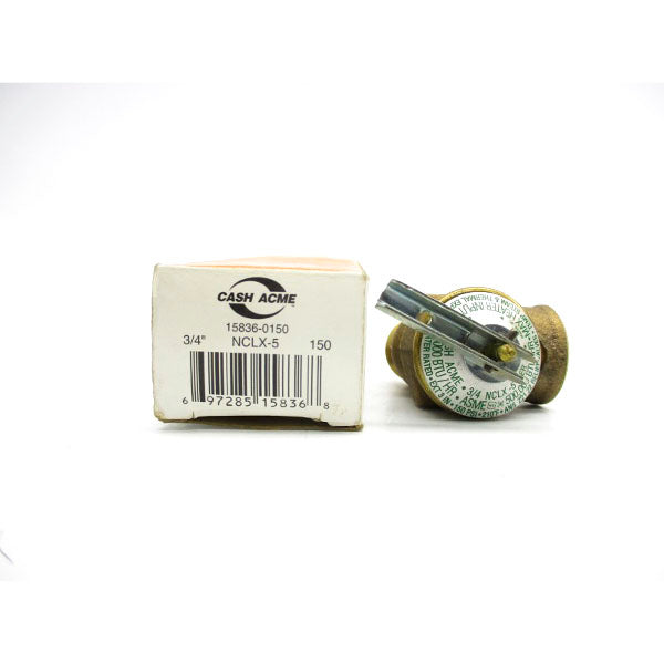 CASH ACME NCLX-5 15836-0150 150PSI 3/4" NSMP