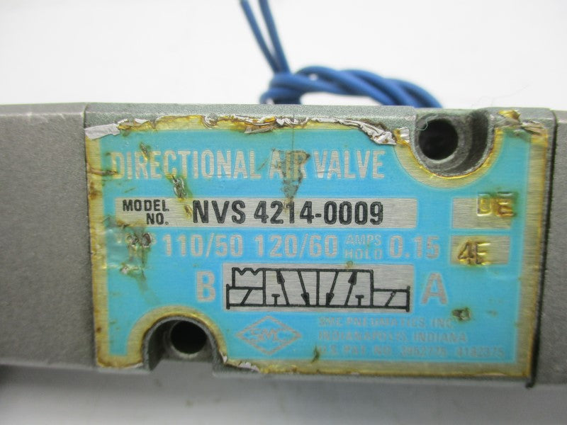 SMC NVS4214-0009 110/120V 0.15A UNMP