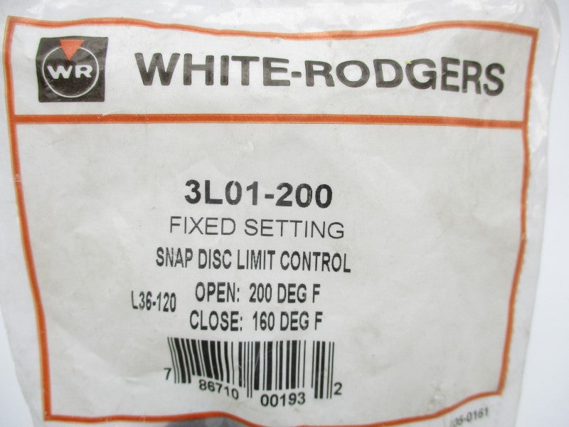 WHITE RODGERS 3L01-200 NSMP