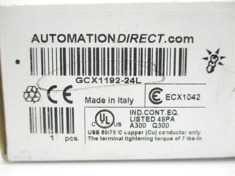 AUTOMATION DIRECT GCX1192-24L NSMP