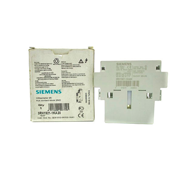 SIEMENS 3RH1921-1KA20 240V 10A NSMP