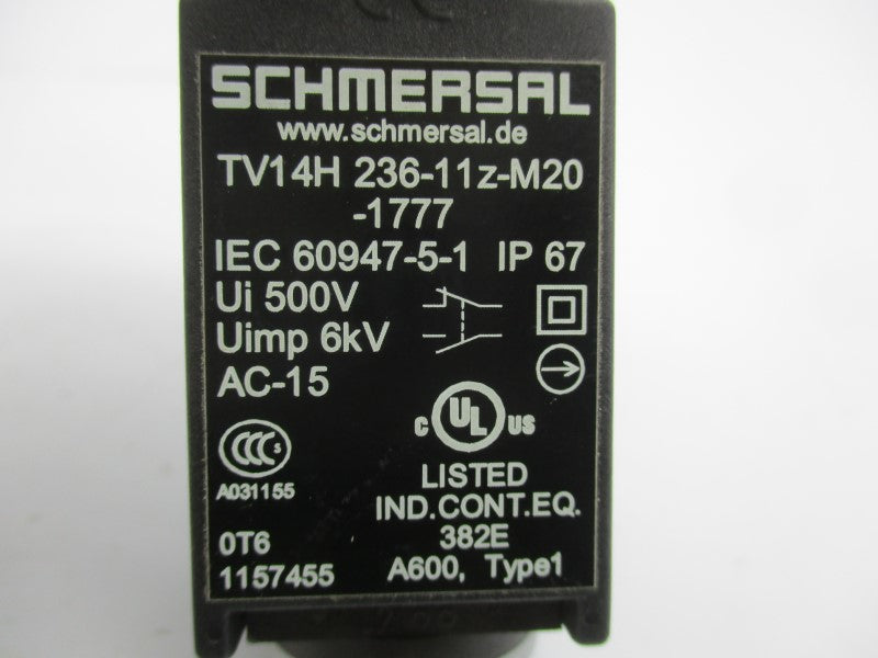 SCHMERSAL TV14H236-11Z-M20-1777 500V NSNP