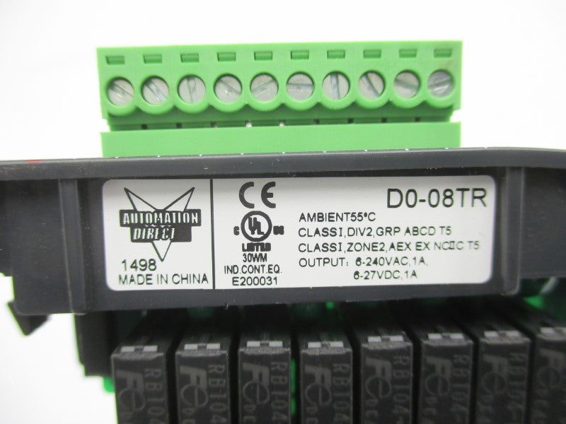 AUTOMATION DIRECT D0-08TR 6-240VAC 1A NSMP