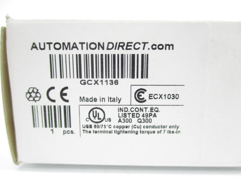 AUTOMATION DIRECT GCX1136 NSMP