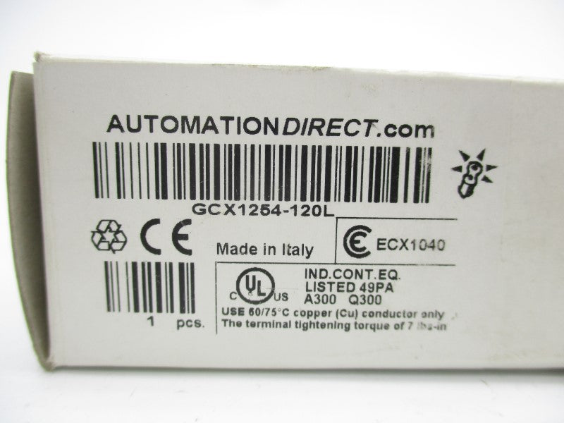 AUTOMATION DIRECT GCX1254-120L NSMP