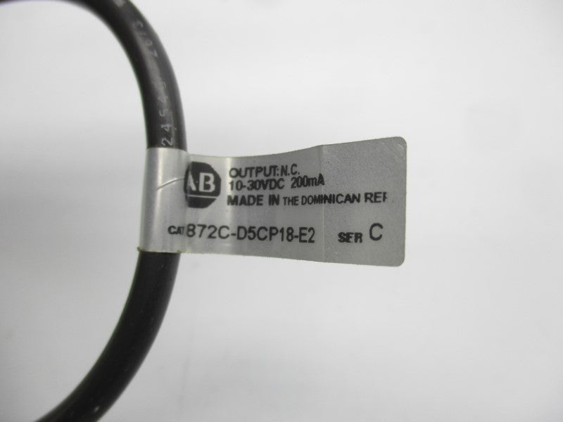 ALLEN BRADLEY 872C-D5CP18-E2 SER. C 10-30VDC NSNP
