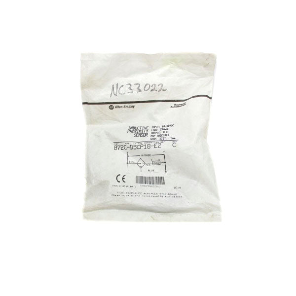 ALLEN BRADLEY 872C-D5CP18-E2 SER. C 10-30VDC NSMP