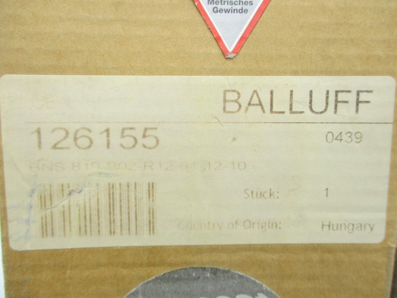 BALLUFF BNS819-B02-R12-61-12-10 NSMP