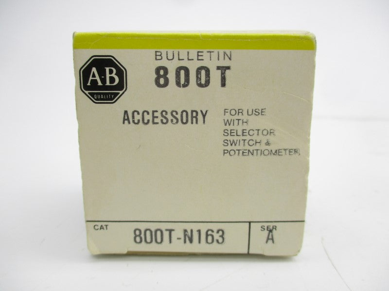ALLEN BRADLEY 800T-N163 SER. A (BK/GD) NSMP