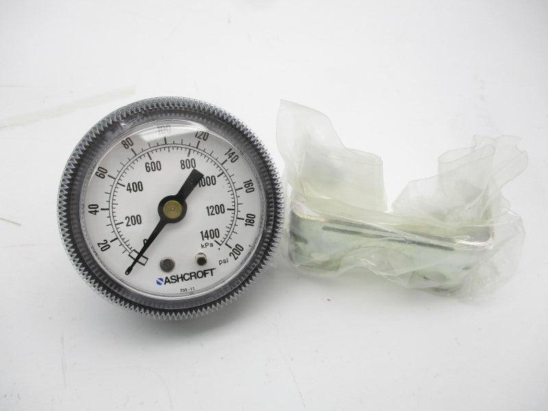 ASHCROFT 20W1001TH02BXUCZC200# 0/200PSI 2" NSMP