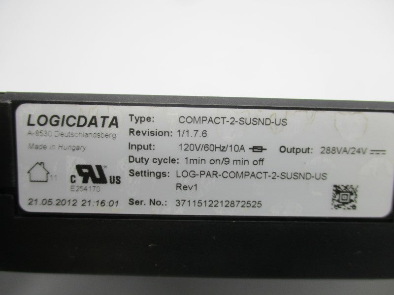 LOGICDATA COMPACT-2-SUSND-US 120V 10A NSNP