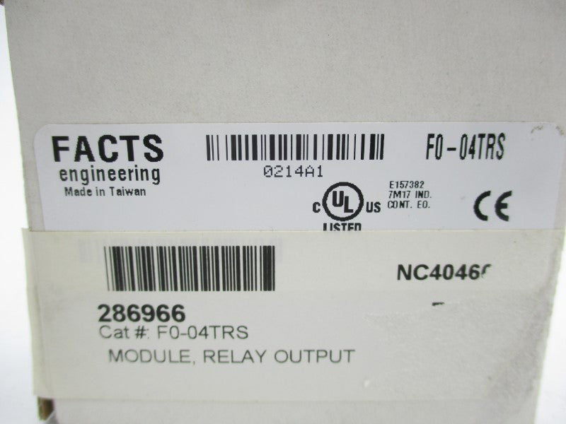 FACTS ENGINEERING F0-04TRS NSFS