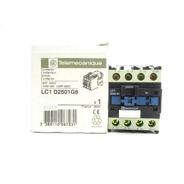 TELEMECANIQUE LC1D2501G6 120V NSMP