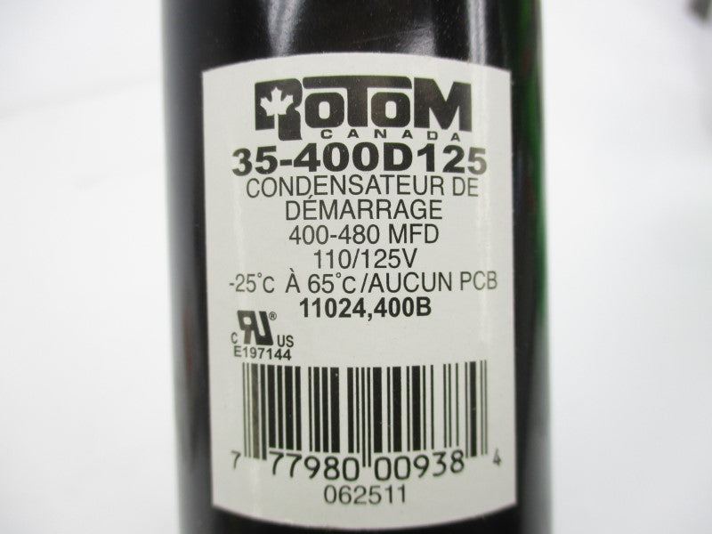 ROTOM 35-400D125 110/125V NSMP