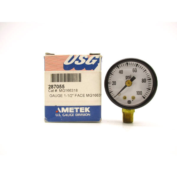 AMETEK MG166318 287055 0-100PSI 1-1/2" NSMP