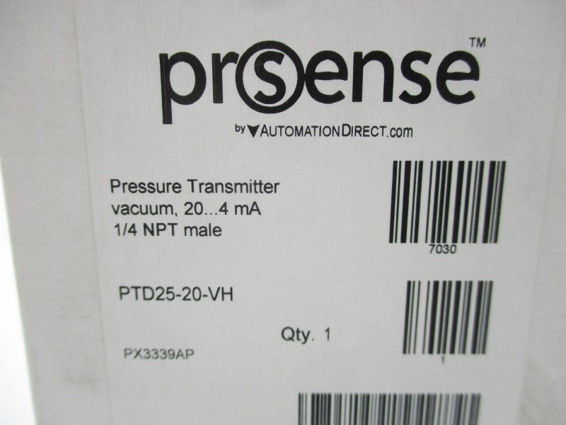 PROSENSE PTD25-20-VH 1/4" NSMP