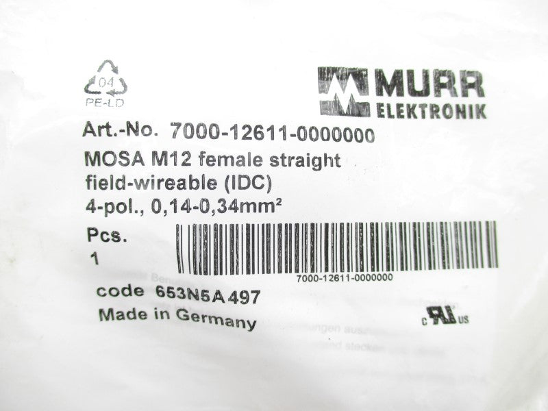 MURR ELEKTRONIK 7000-12611-0000000 NSMP