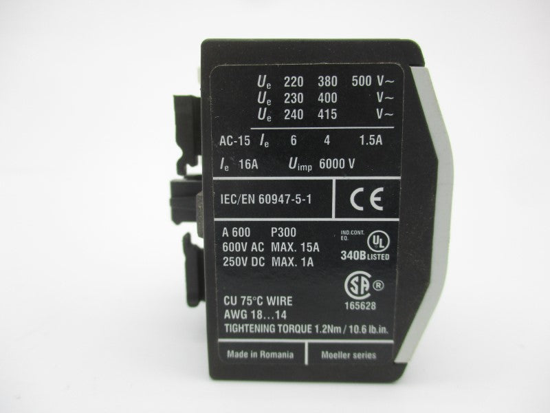 EATON DILM150-XHI22 XTCEXFBG22 600VAC 15A UNMP