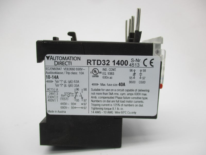 AUTOMATION DIRECT RTD321400 690V 10-14A NSMP