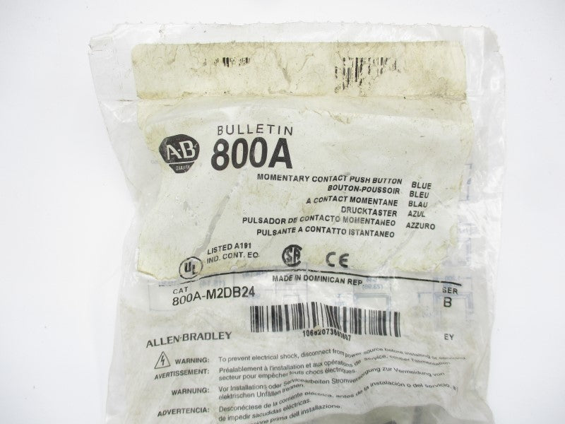 ALLEN BRADLEY 800A-M2DB24 SER. B NSMP