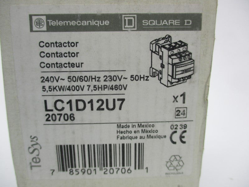 TELEMECANIQUE LC1D12U7 230/240V NSMP