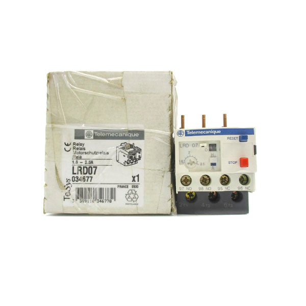 TELEMECANIQUE LRD07 600VAC 1.6-2.5A NSMP