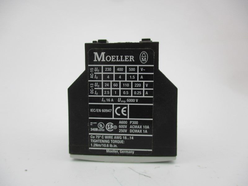 KLOCKNER MOELLER DILM32-XHI31 600VAC 10A NSNP