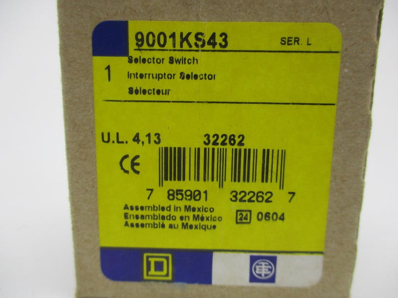 SQUARE D 9001KS43 SER. L NSMP