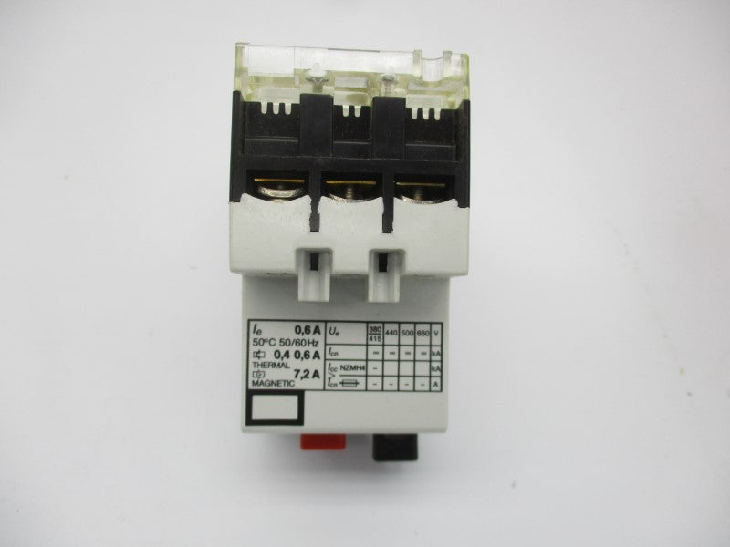 KLOCKNER MOELLER PKZM1-0,6-NA 660VAC 0.4-0.6A NSMP