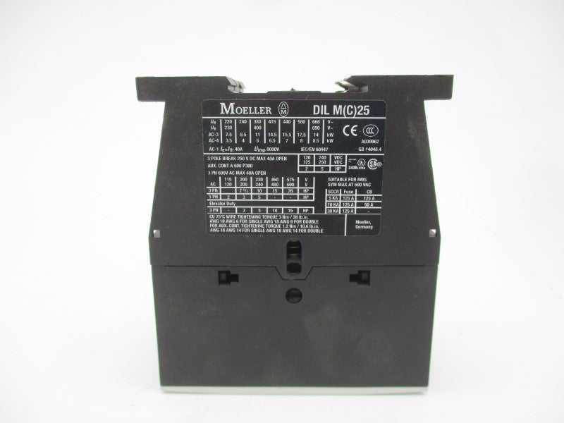 KLOCKNER MOELLER DILM25-10 24V NSMP
