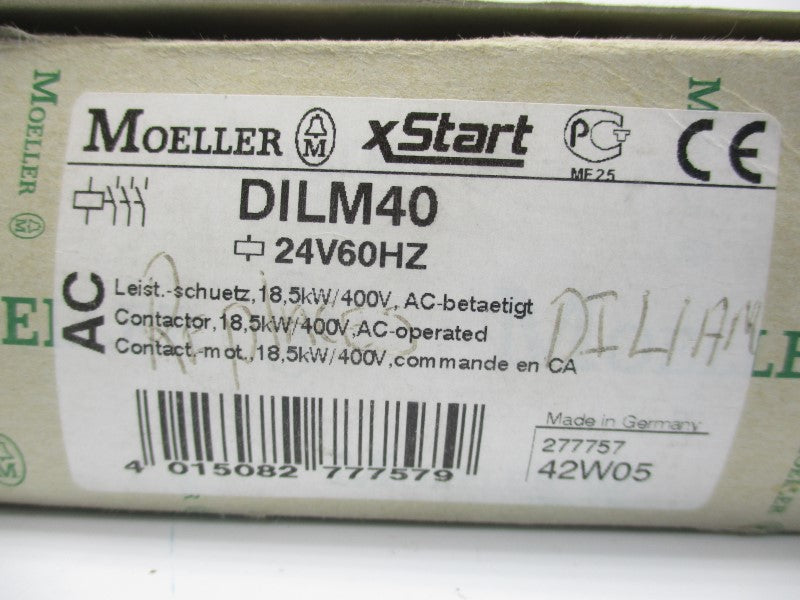 KLOCKNER MOELLER DILM40 24V NSMP