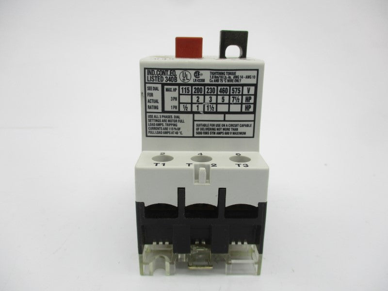 KLOCKNER MOELLER PKZM1-10-NA 660VAC 6-10A NSNP