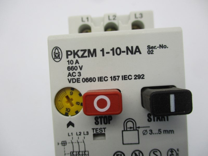 KLOCKNER MOELLER PKZM1-10-NA 660VAC 6-10A NSNP