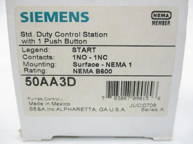SIEMENS 50AA3D SER. A NSMP