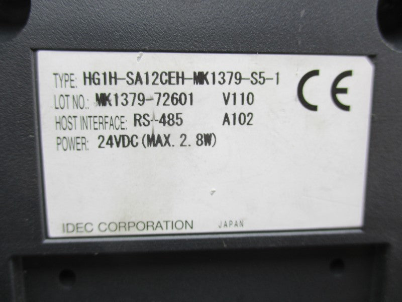 ROBO CYLINDER HG1H-SA12CEH-MK1379-S5-1 CON-T 24VDC UNMP