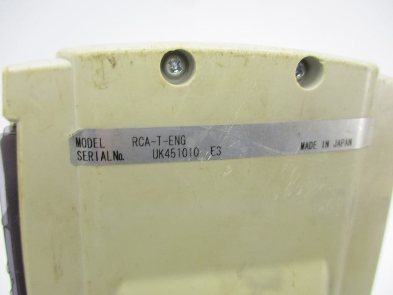 ROBO CYLINDER RCA-T-ENG UNMP