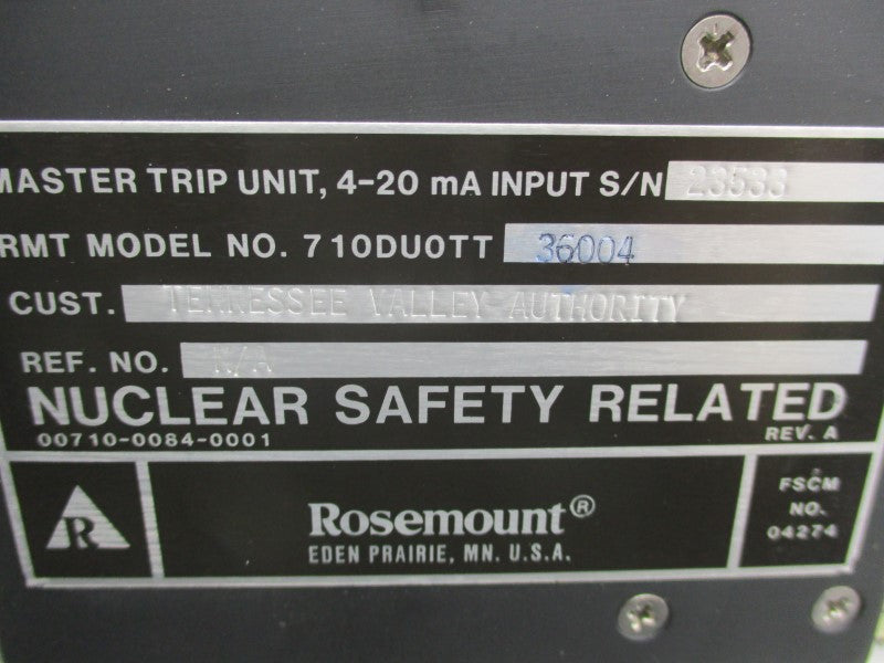 ROUSMOUNT 710DU0TT36004 0.0-4.0PSI UNMP