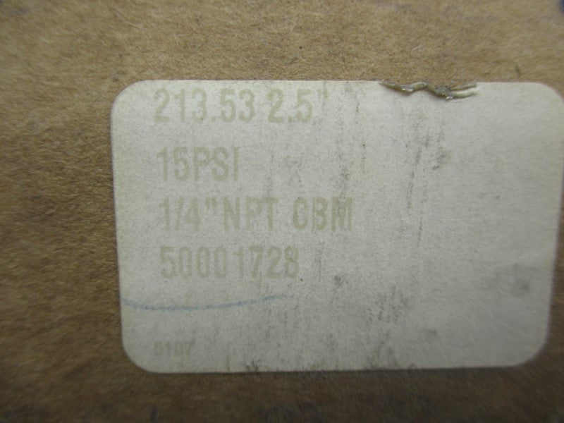 DEKKER 50001728 0-15PSI 1/4" NSMP