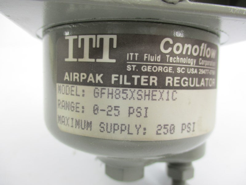 ITT GFH85XSHEX1C 0-25PSI NSNP