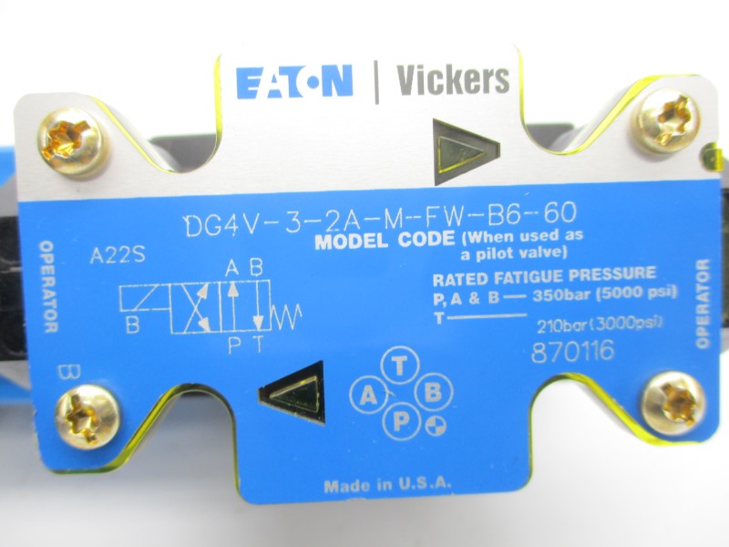 VICKERS DG4V32AMFWB660 870116 110/120V 5000PSI NSNP