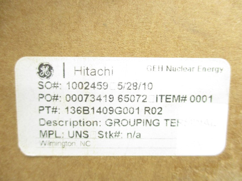 GENERAL ELECTRIC 136B1409G001 UNMP