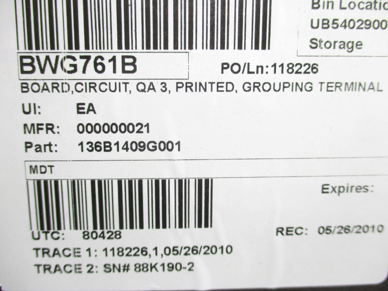 MODULE 136B1409G001 REV. 2 NSMP