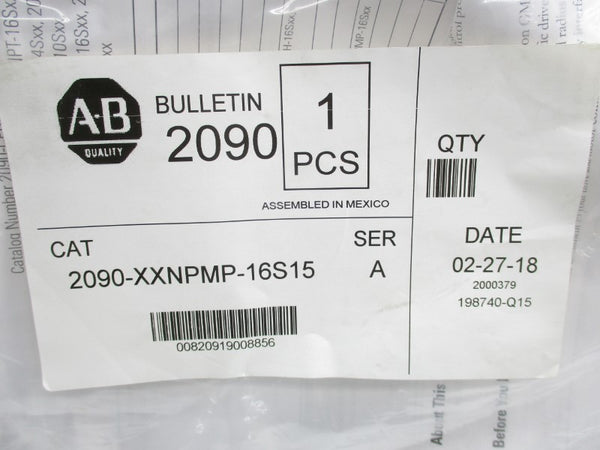ALLEN BRADLEY 2090-XXNPMP-16S15 SER. A NSMP