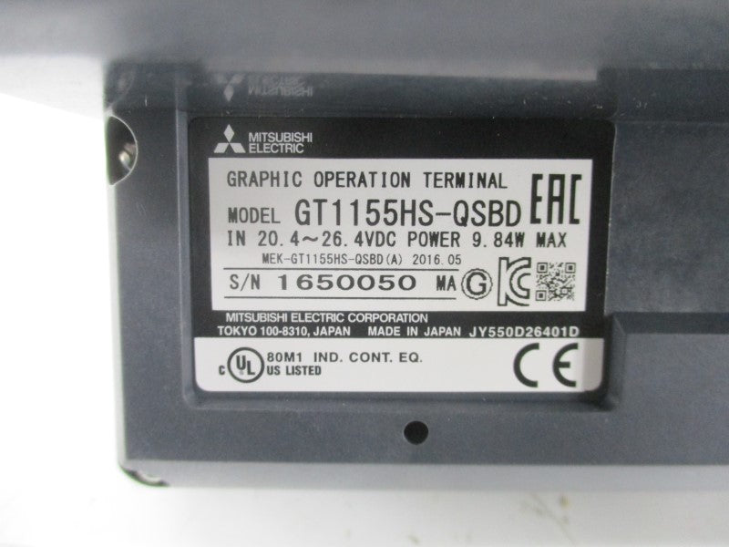 MITSUBISHI GT1155HS-QSBD 20.4-26.4VDC NSMP