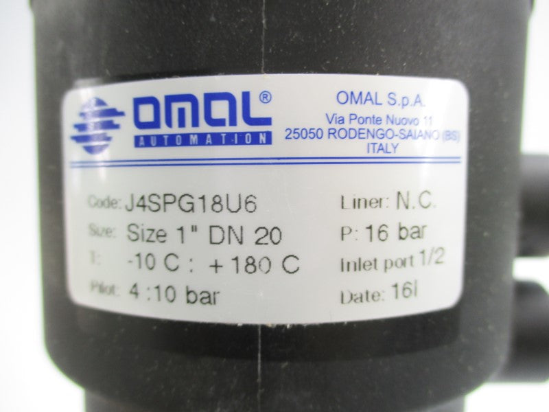 OMAL AUTOMATION J4SPG18U6 1" NSMP