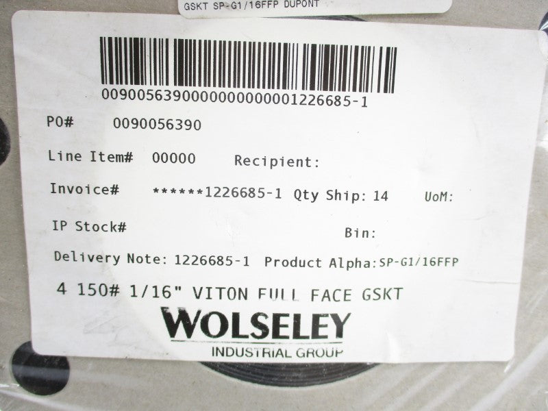 WOLSELEY 1226685-1 4 150# 1/16" (PKG OF 14) NSMP